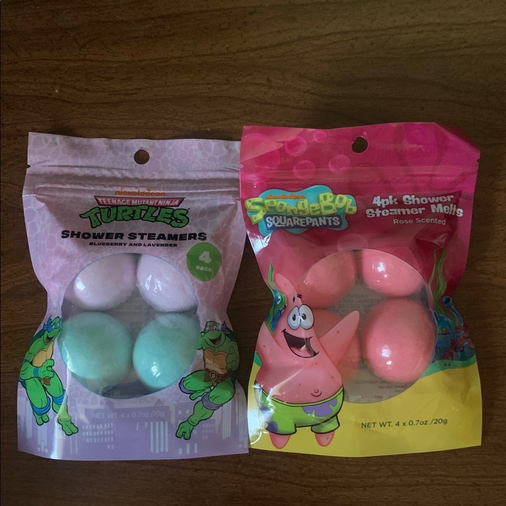 It’s bundle time! NWOT Nickelodeon 2pk 4pc Shower Steamer Set